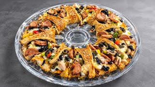 I Tried  Viral Star Pizza 🍕⭐ | Super Easy & So Delicious! screenshot 1