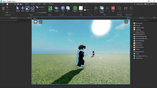 Cloth cape physics prototype || Roblox studio