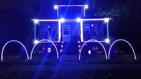 2017 Halloween Light Show (Sandstorm) Light-O-Rama