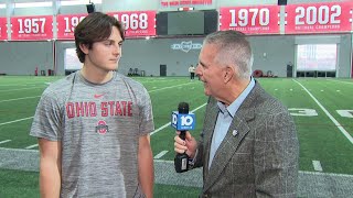 One-on-one interview with Ohio State QB Julian Sayin