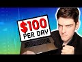 Make $100 Per Day As a BEGINNER Trader (2020)