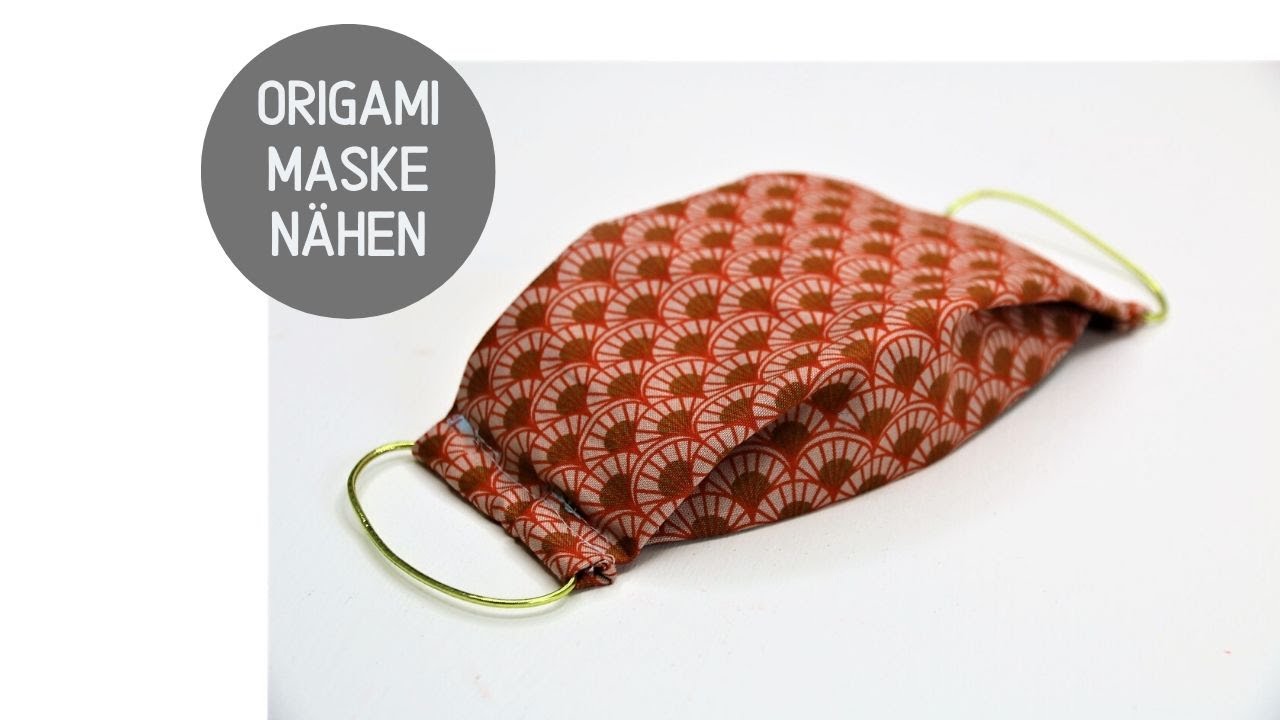 Origami Maske Nahen Mundschutz Im Japan Stil Gratis Schnittmuster Youtube