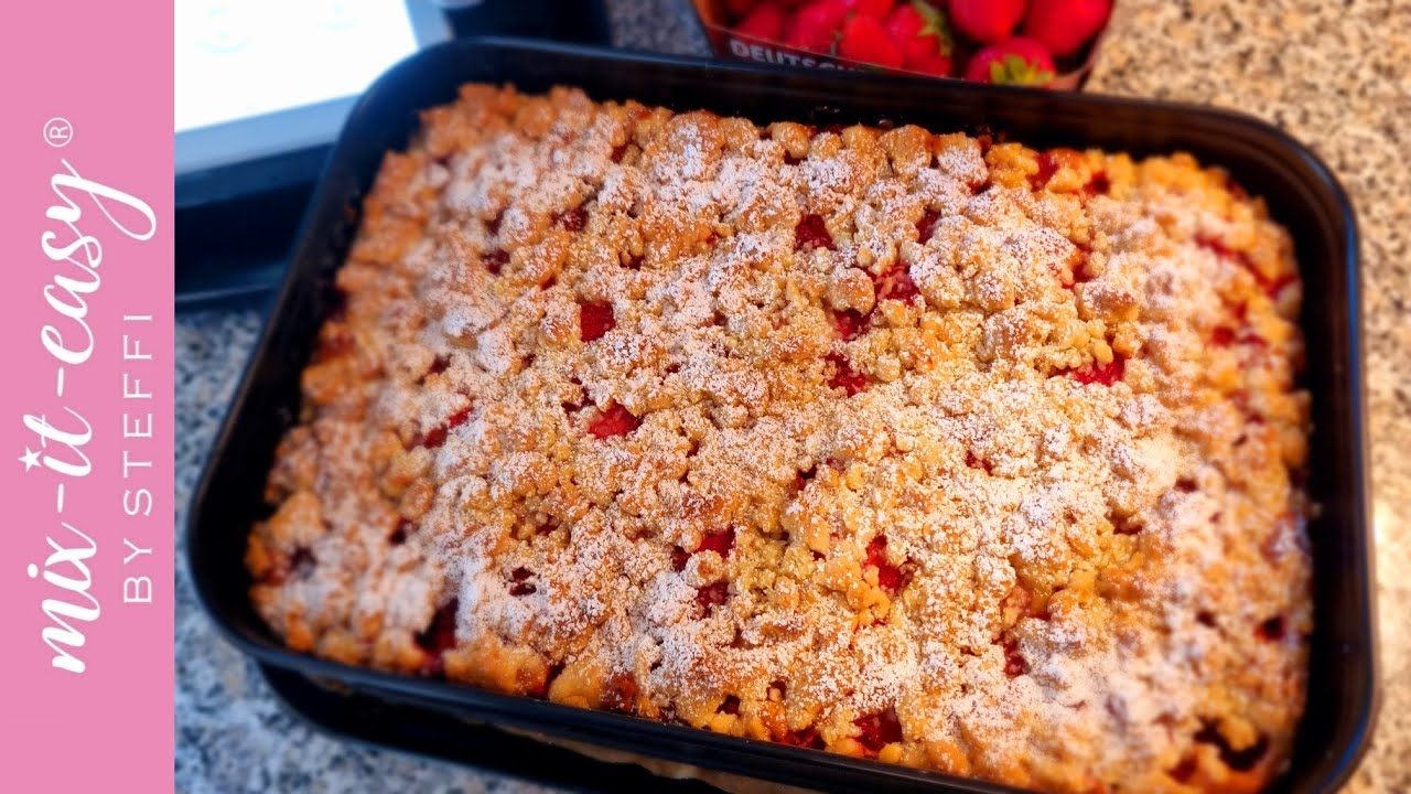 🍓 meeeeeeega lecker 🍓 ERDBEER STREUSELKUCHEN - der BESTE | Thermomix® TM6 |