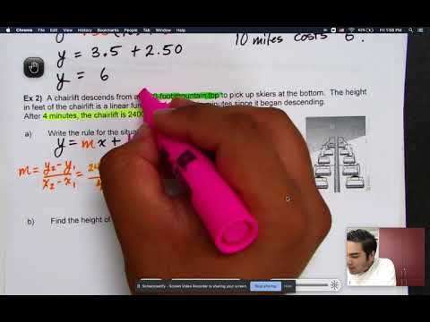 IM1 - 2.9 Day 2 Writing Equations in Slope-Intercept Form Part 2