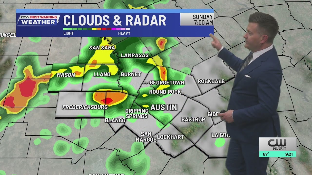 Scattered showers and storms Friday and Saturday with a severe risk ...