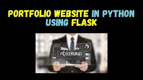 Portfolio website using Flask with Dynamic content - with source code #shorts