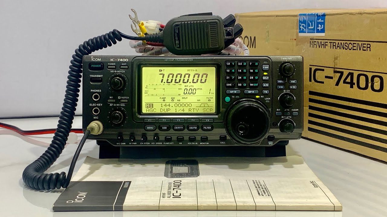 💢iCom IC-7400 HF/50MHz/VHF 130/110/100W ATU Duzbuk Komplit