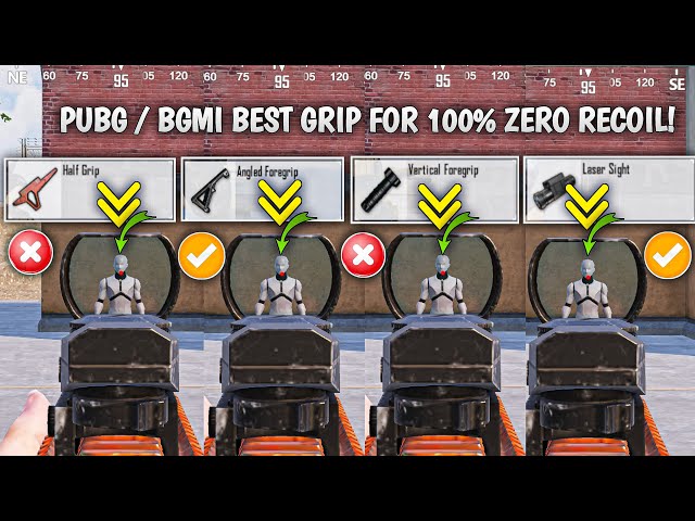 WHICH IS THE BEST GRIP 🔥 FOR PUBG MOBILE & BGMI GUIDE 2023