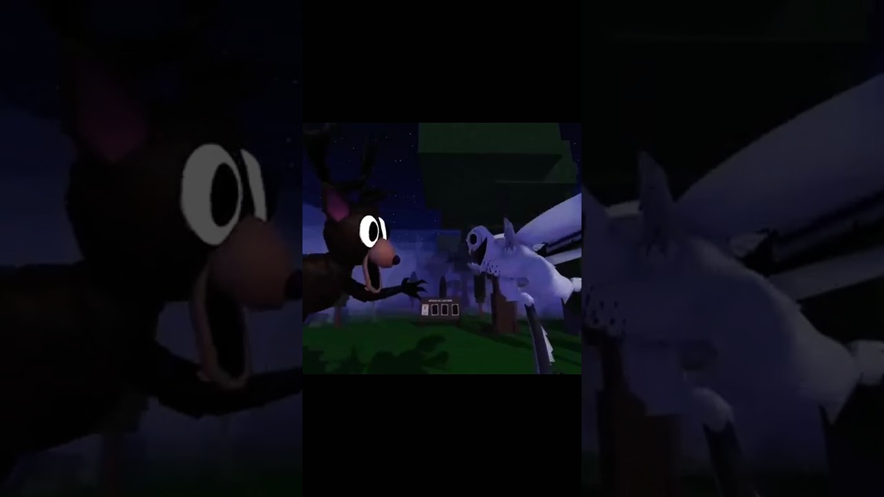 Owl vs Deer in 99 nights in the froest #roblox #youtube #99nightintheforest