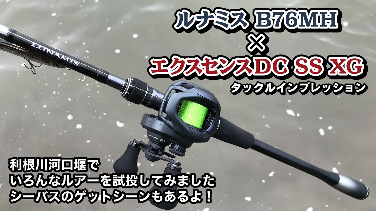 最新20エクスセンスDCSS×20ルナミスB86M（ベイトモデル）実釣インプレ