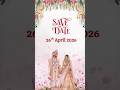 Mention him or her who are getting married in April #digitalinvitation #invitationcard #invitation