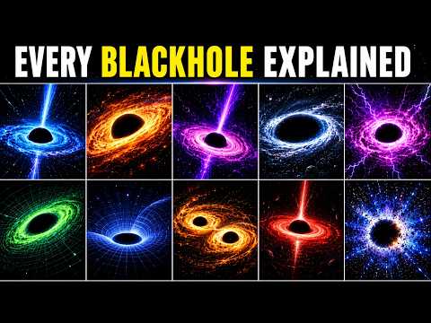 Every Type of Blackhole Explained under 30 Minutes