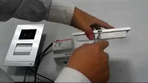 Welcome M kit installation video Установка комплекта ABB-Welcome M