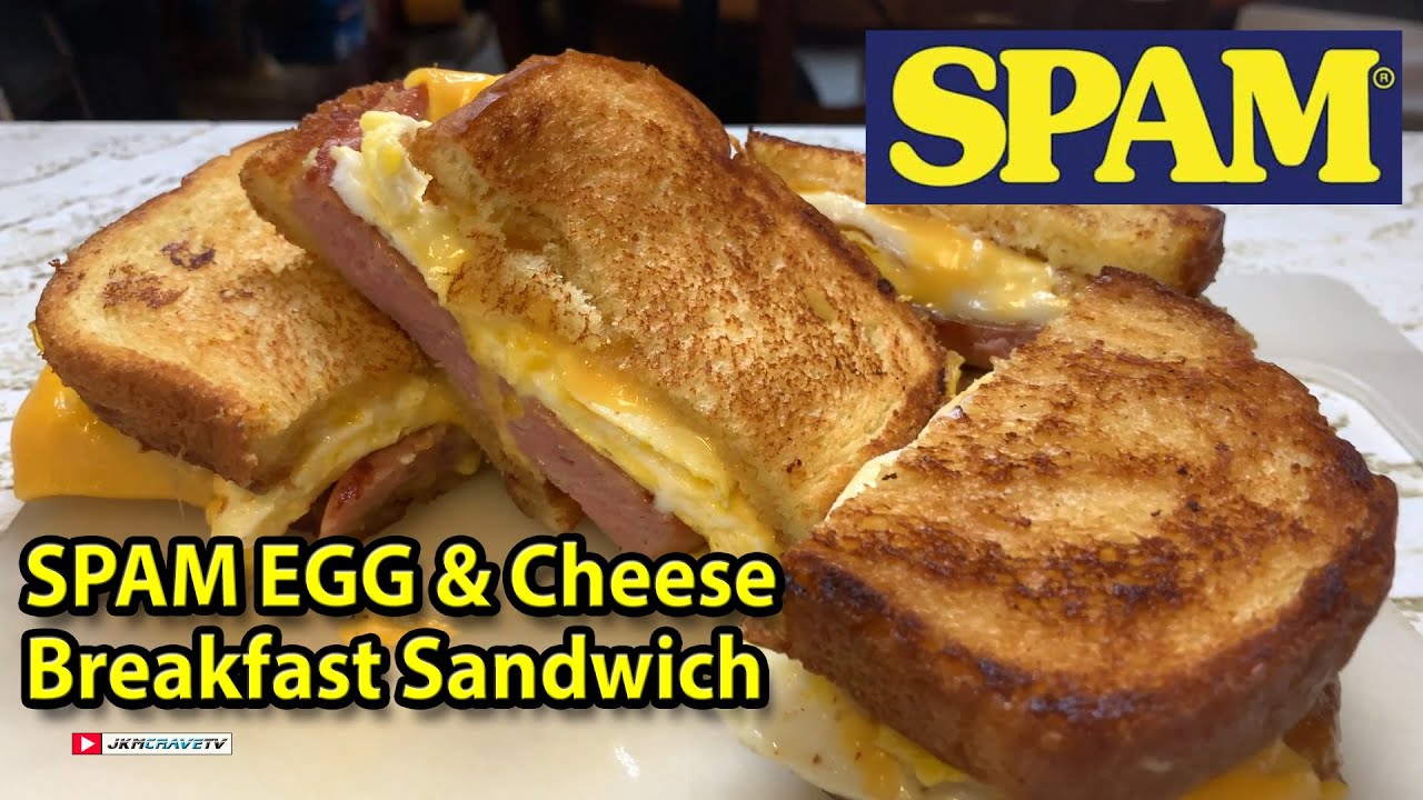 How to make a great SPAM Egg & Cheese Breakfast Sandwich | JKMCraveTV