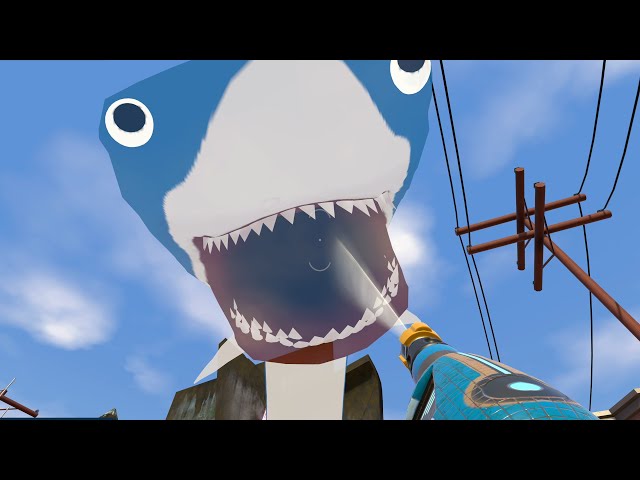 PowerWash Simulator: Back to the Future DLC [3] - Shark Still