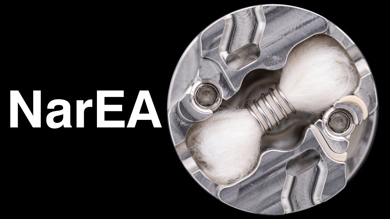 Authentic NarEA RDA atomizer by Nar Mods. - YouTube