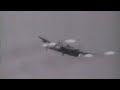 P38L Lightning &amp; P47 Thunderbolt Fighter Aircraft Rocket Firing Target Range WW2 Newsreel Footage