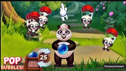 Panda Pop Gameplay - Bubble Shooter Game!