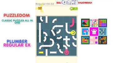 Puzzledom - Plumber REGULAR EX Level 1 - 50 - Walkthrough