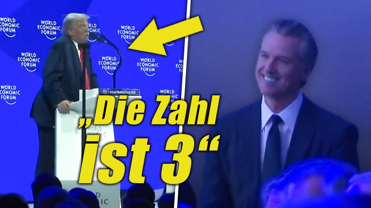 Trump BLAMIERT Sich Mit Peinlicher Rede Vor Der Ganzen Welt Und Gavin Newsom LACHT Ihn Aus!