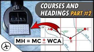 True, Magnetic and Compass Heading - Courses and Headings in Navigation (Part 2/2) by Aviation Theory 31,655 views 2 years ago 15 minutes