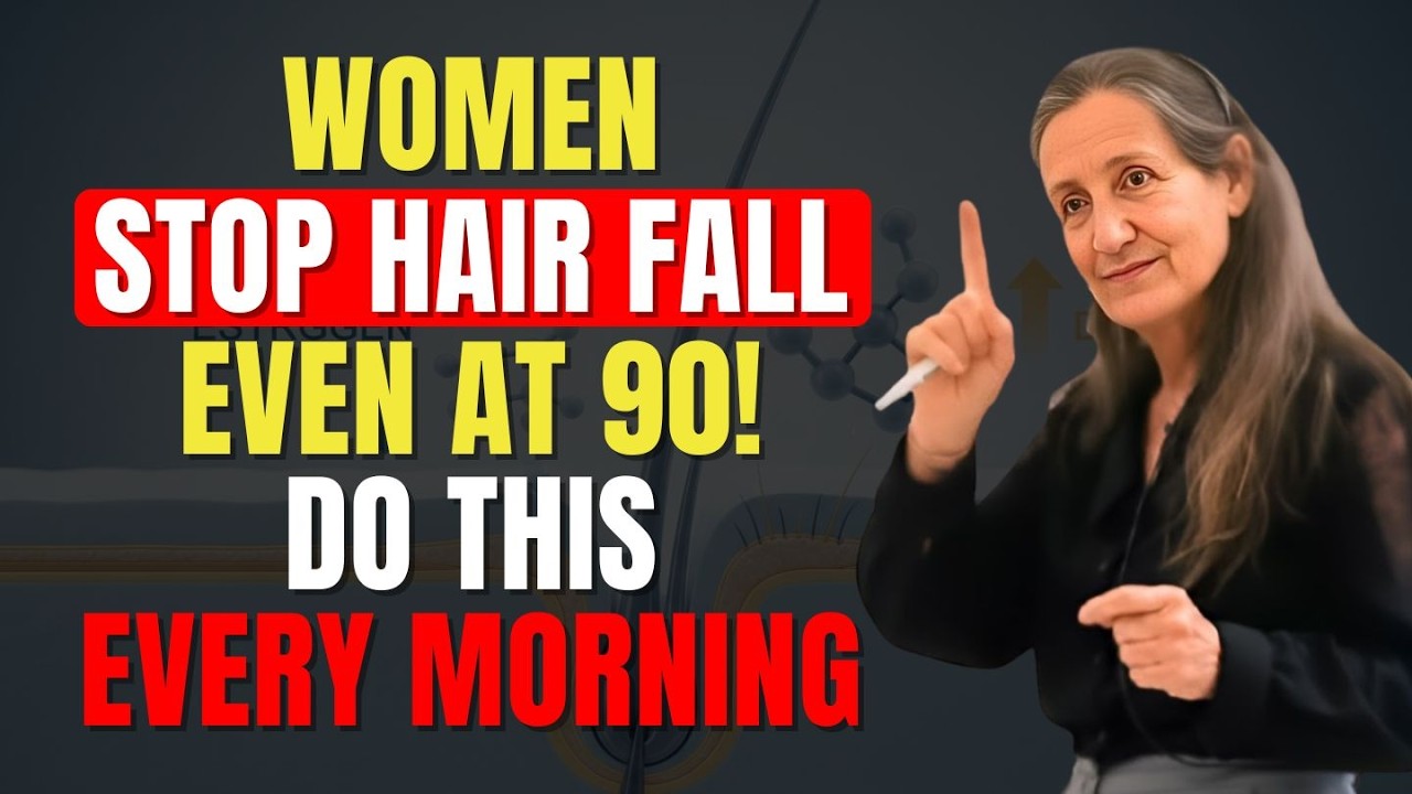 WOMEN 60+: 30-Second Morning Habit for HAIR THINNING | Senior Health
