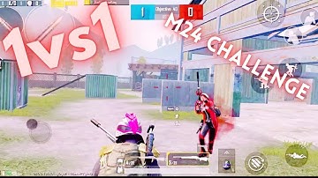 Omg!!😱 1v1 || NO DEATH in TDM with ONLY M24🔥
