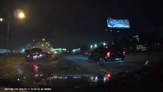 Exclusive Dashcam Footage: Pickup Truck Crashes Over SR 826 Barrier onto Palmetto Expressway
