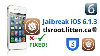 Ako Jailbreak iOS 6.1.3 cez 3uTools + Oprava Cydia internetu cez tlsroot.litten.ca (Cydia)