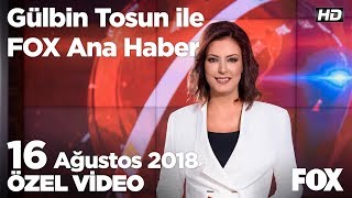 Soyguncu sert kayaya çarptı... 16 Ağustos 2018 Gülbin Tosun ile FOX Ana Haber