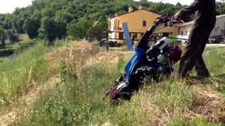 BCS 630 WS BLADERUNNER 75 - Trinciasarmenti professionale cambio meccanico - Prova in pendenza
