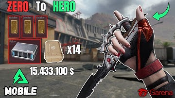 KNIFE RUN - FROM ZERO TO HERO - BEST BUDGET LOADOUT GAMEPLAY - GARENA DELTA FORCE MOBILE OPERATIONS