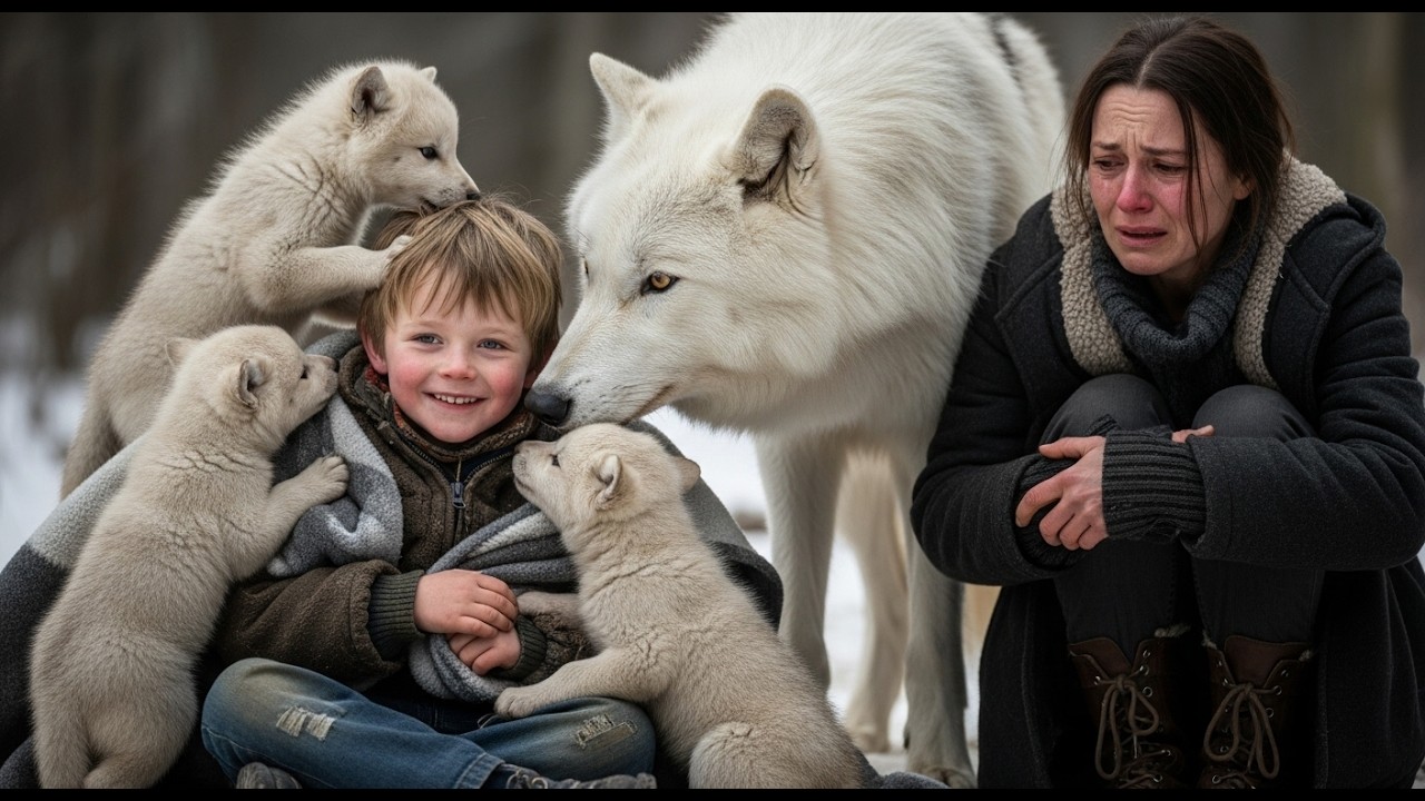 Un niño juraba que tenía un “hermano lobo” en el bosque… hasta que las huellas aparecieron en la ...