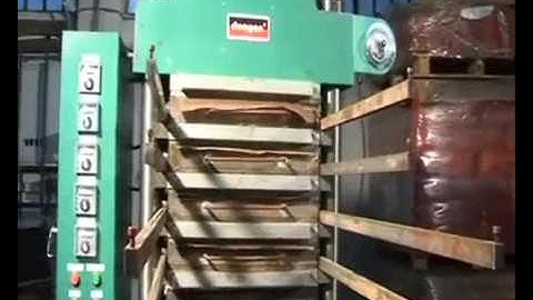 rubber tile vulcanizing machine