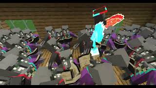 Satisfying Minecraft Video with Illage and Spillage Mod