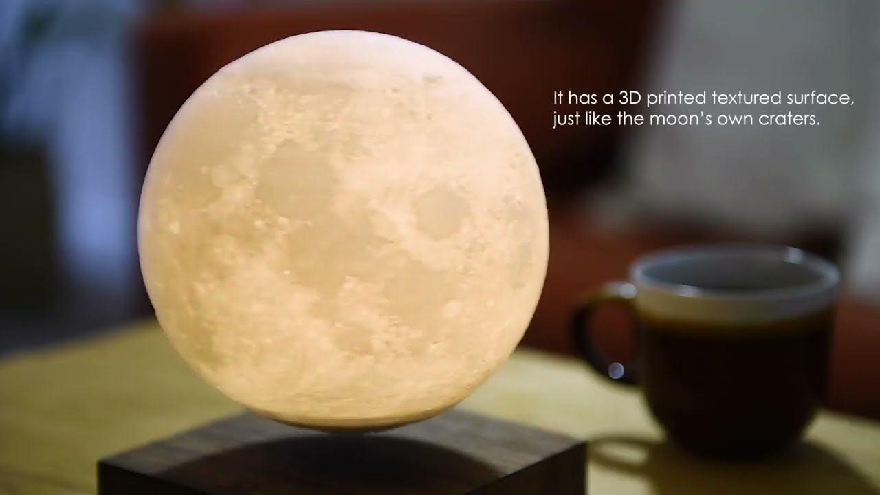 Левітуюча лампа Gingko Smart Moon Lamp