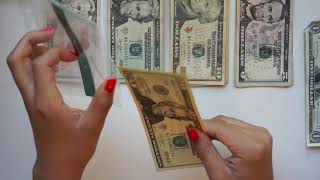 September 2020 Cash Envelope and Sinking Funds Stuffing | September Paycheck 2 | 21 Year Old Budget