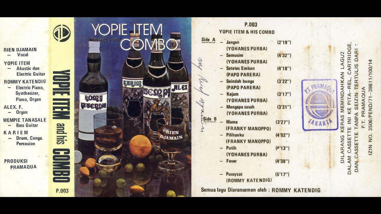 Yopie Item And His Combo - Setetes Embun