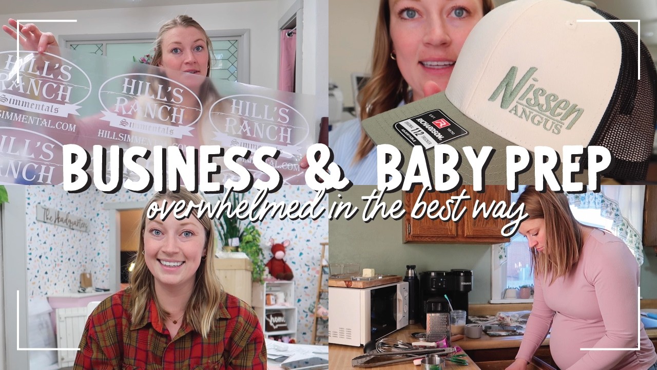 Nesting Has Begun | Week in My Life Preparing for My First Baby + Running My Small Business
