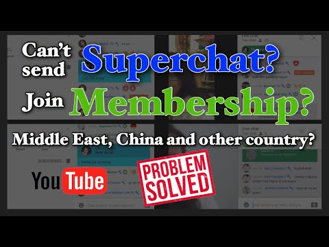 How to send Superchat, Join Membership in Middle East and China | Tutorials | Bay Fam Tv