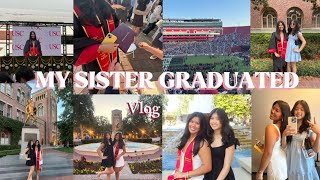 MY SISTER GRADUATED COLLEGE 🎓 | USC + LA vlog!!