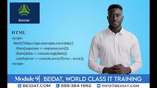 Module 9 Asynchronous JavaScript and AJAX