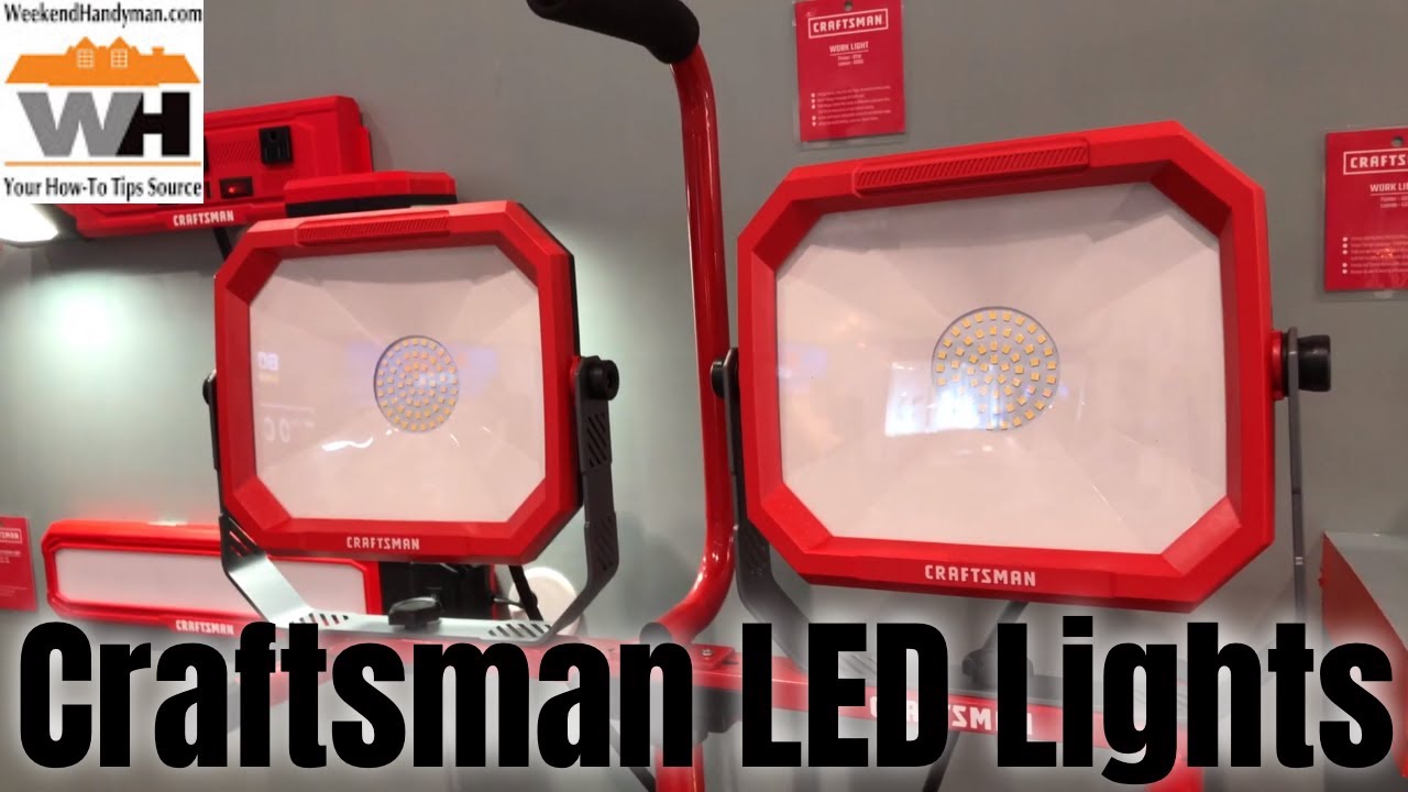 Craftsman 10W LED Work Light Floodlight New 