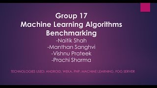Group 17 ML Benchmarking