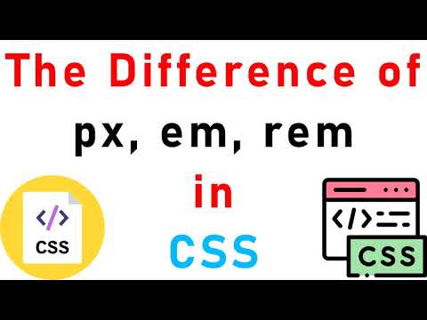 The difference between px, em, rem in CSS | Part 26 | Full Stack Course in Telugu