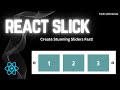 Learn React Slick | Create Beautiful Carousels Easily | React.js Tutorial | Hindi | Tech with Keval
