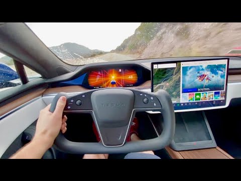 Tesla Model S Plaid POV Drive Review *0-60mph 1.9s!!*