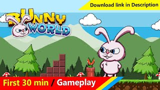 Bunny’s World Jungle Bunny run v1 9 : First 10 min android - Gameplay screenshot 1