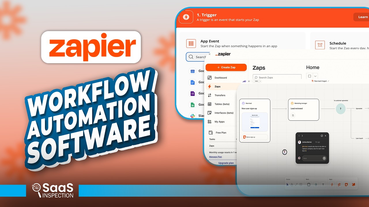 Zapier workflow automation tutorial showing Notion to Google Sheets integration