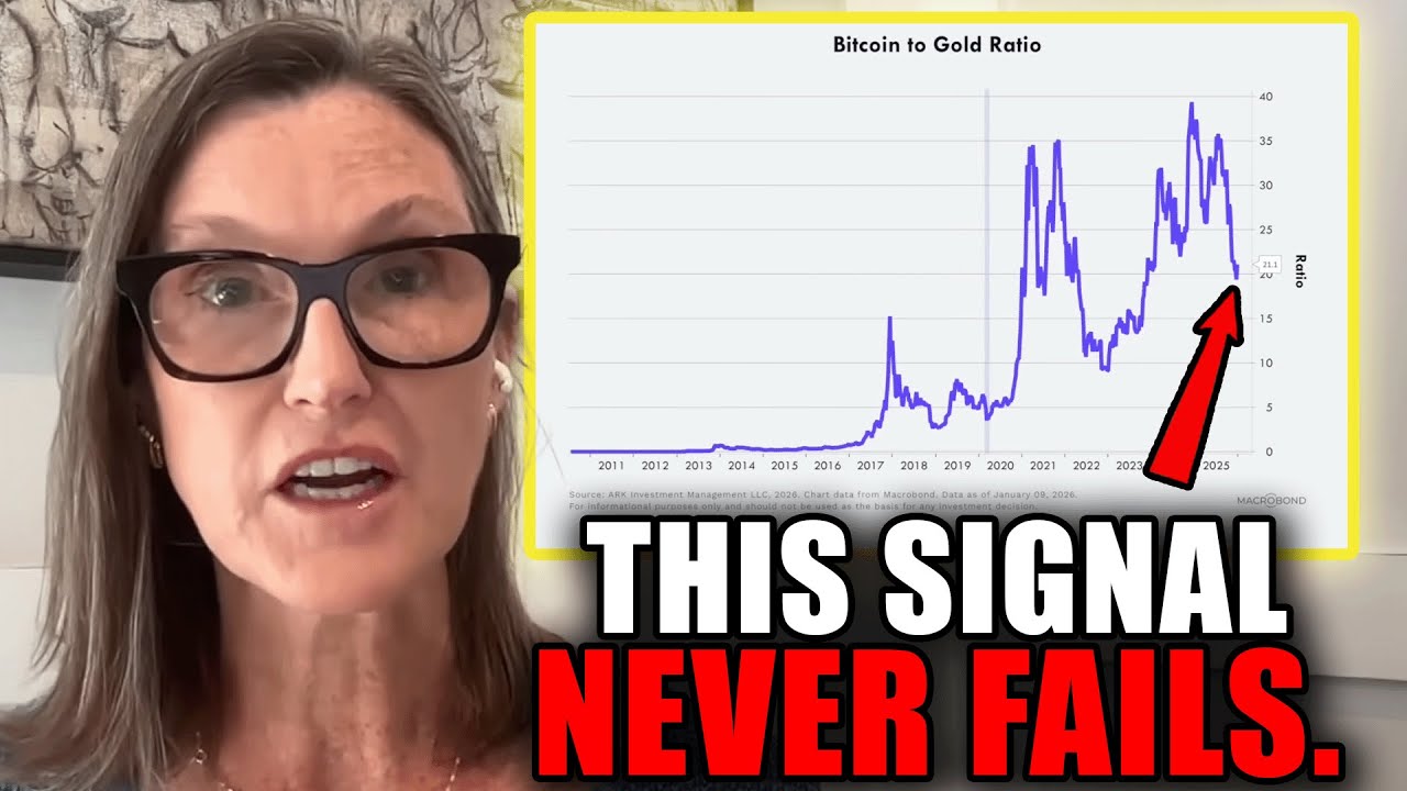 Cathie Wood: "Sell Gold Now! Bitcoin is About to Rip Way Higher!"